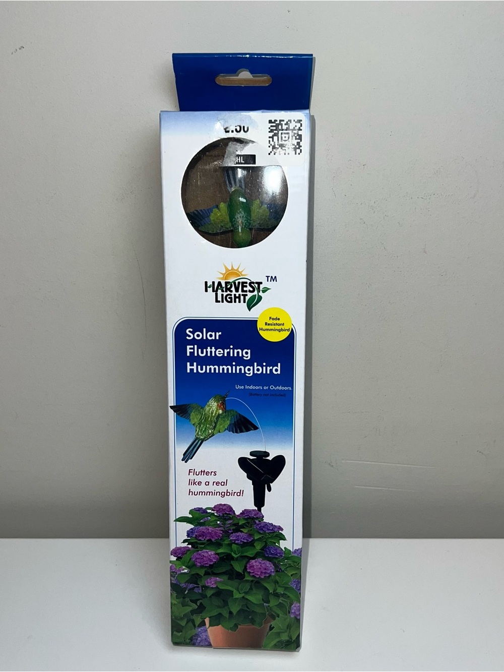 Harvest Light Solar Fluttering Hummingbird - Green